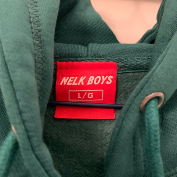 Green NELK BOYS hoodie - Picture 2 of 2